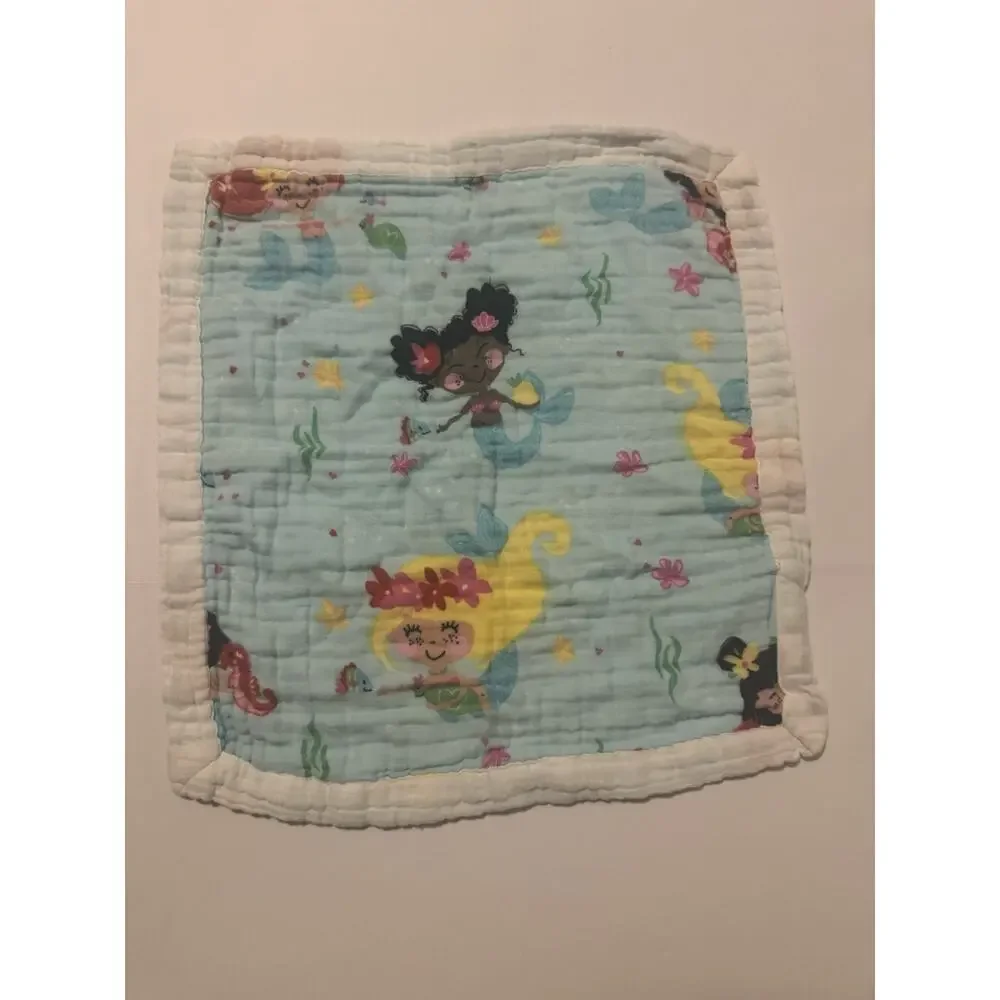 Coco Moon Hawaii Baby Lovey Blanket Muslin Mermaid Security Blanket‹